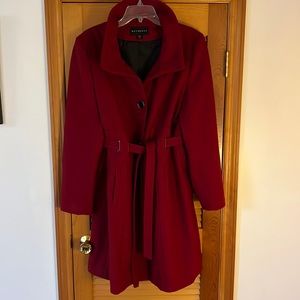 Red wool jacket